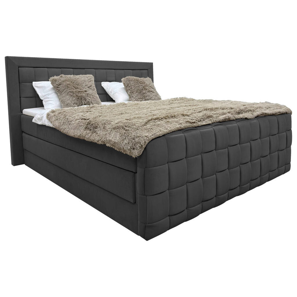 Livetastic POSTEL BOXSPRING, 180/200 cm, černá