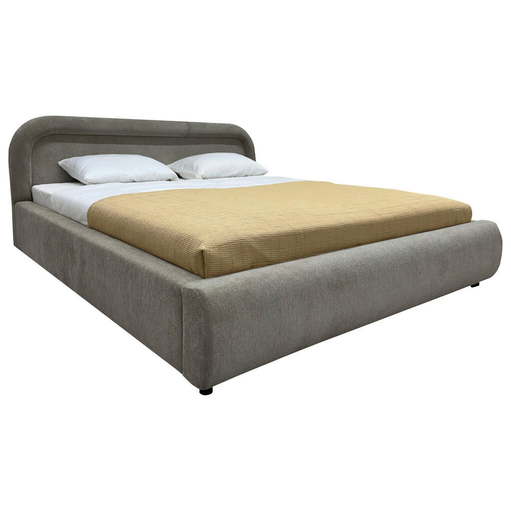 Livetastic ČALOUNĚNÁ POSTEL, 180/200 cm, šedá