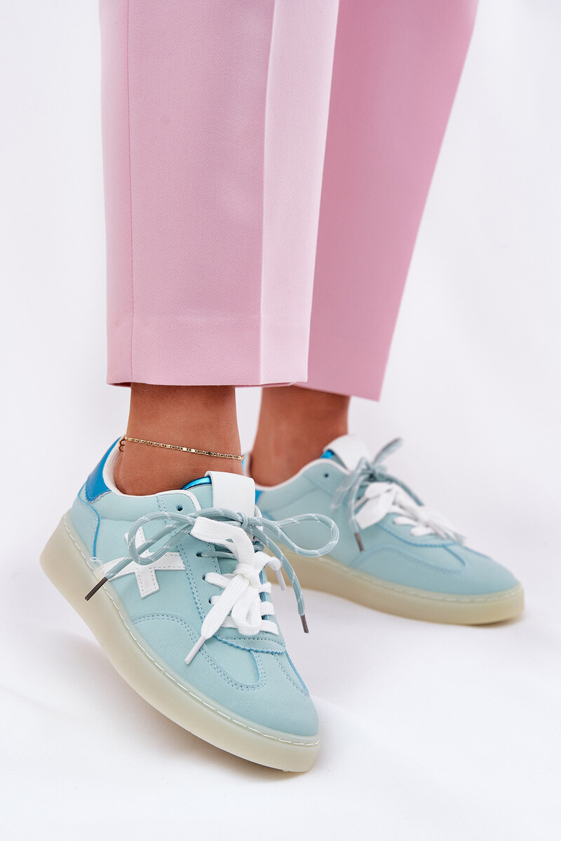 Boto Nízké Dámské Sportovní Boty S Leopardím Vzorem Mint Zelevelis