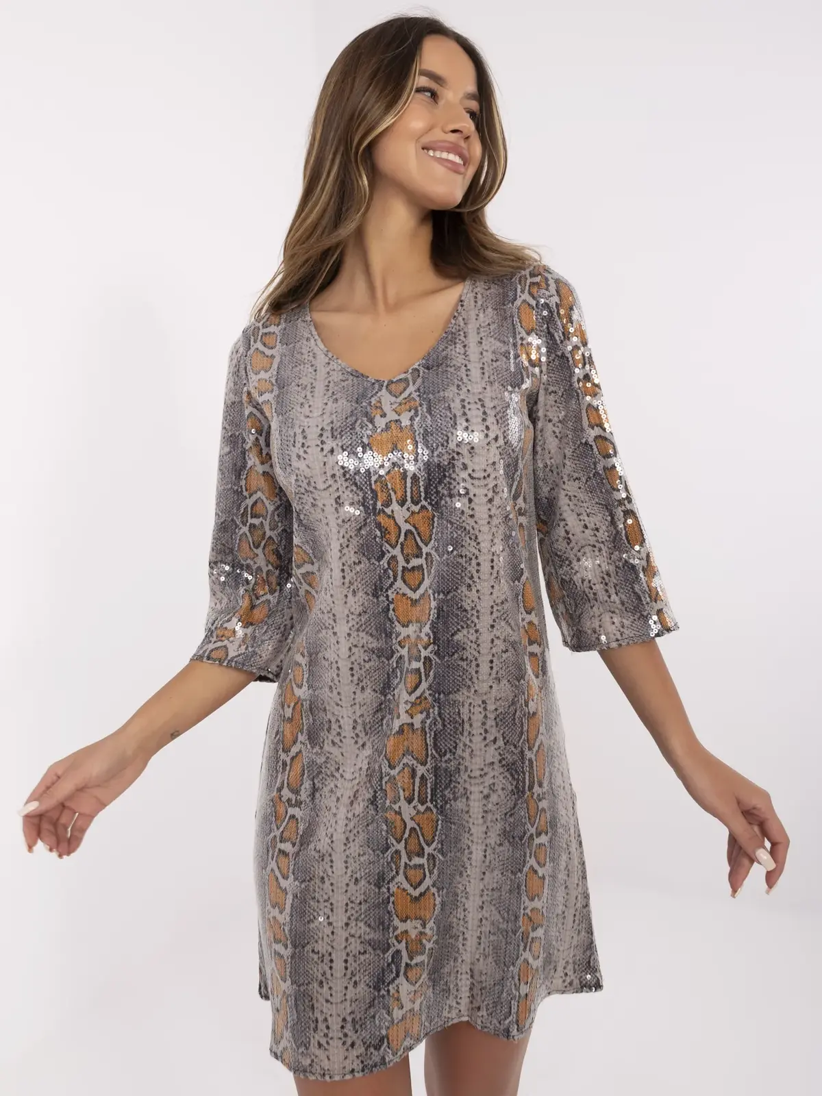 Dress-LK-SK-509940.55-dark beige