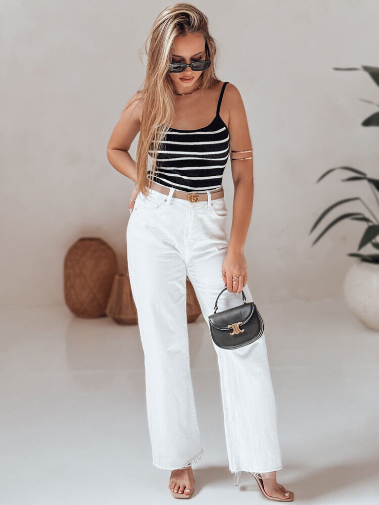 Body one size w paski STRIP BACK czarne Dstreet