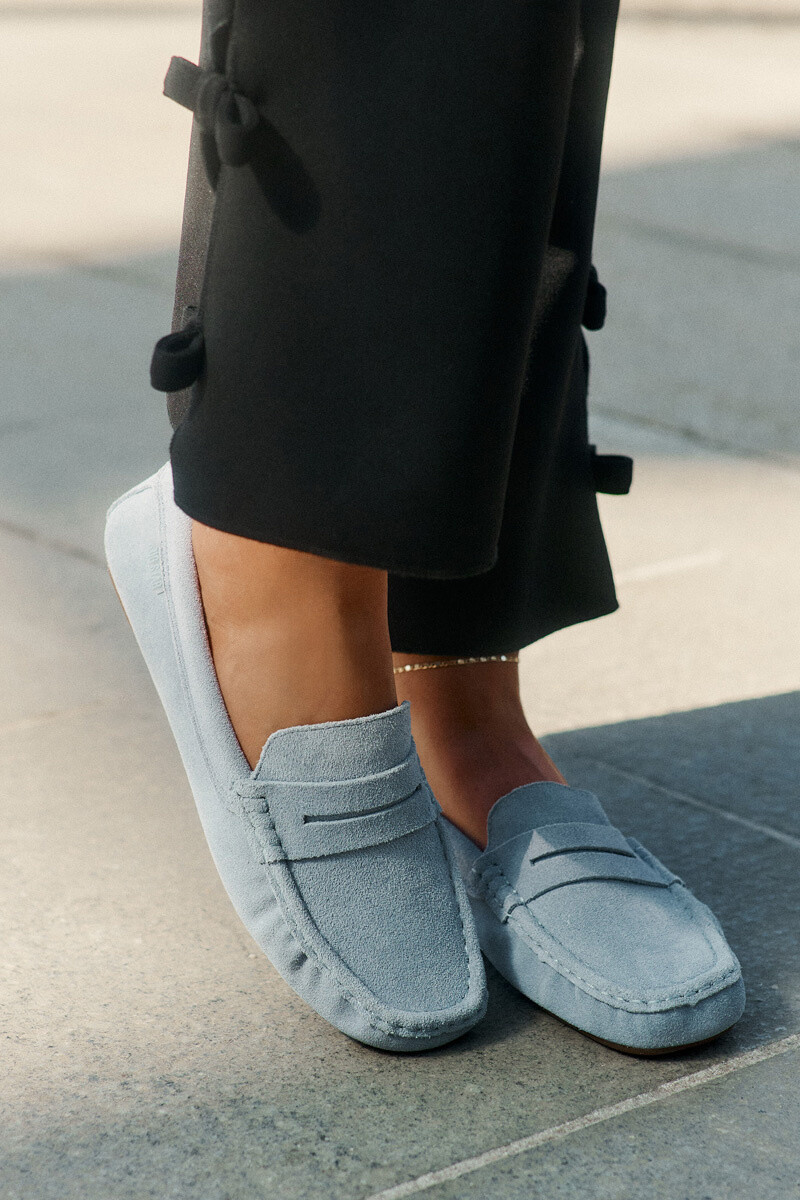 BIG STAR SHOES Dámské semišové mokasíny Big Star