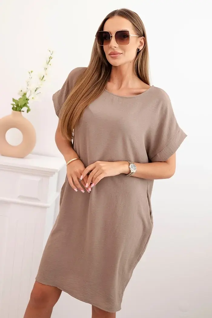 Kesi Włoski Šaty s kapsami fango