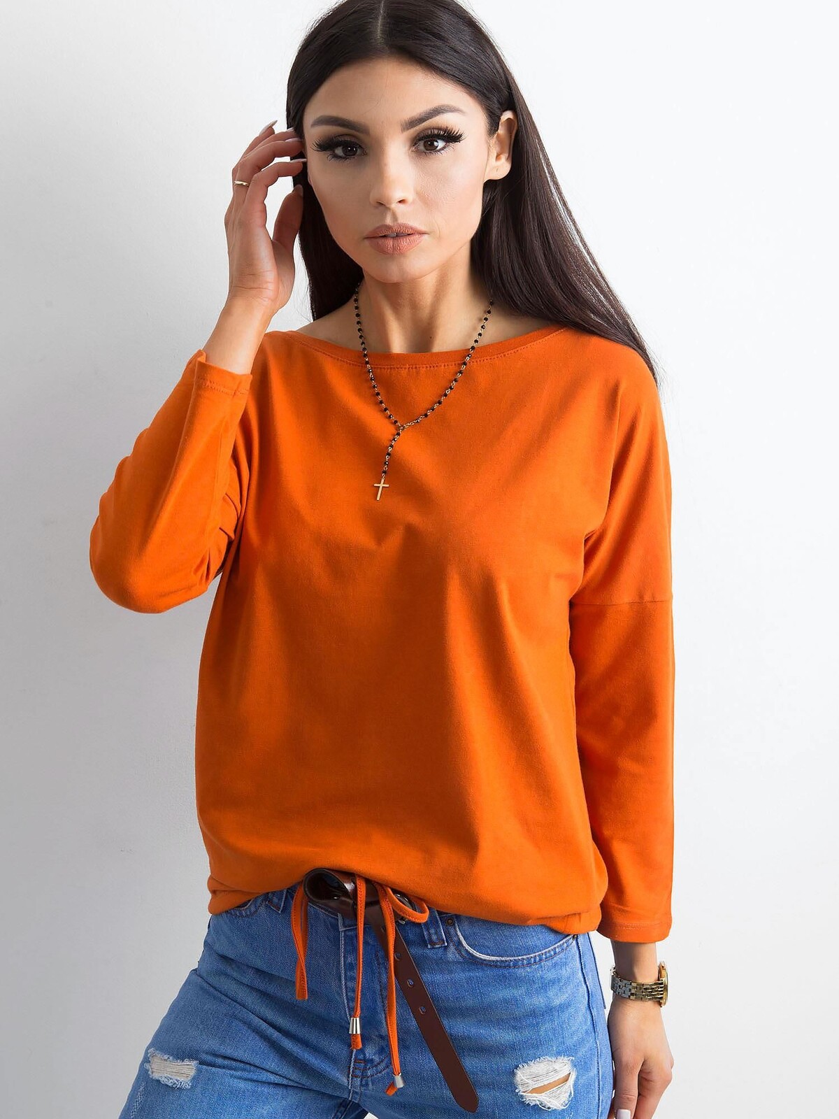 Blouse-RV-BZ-4691.44P-dark orange