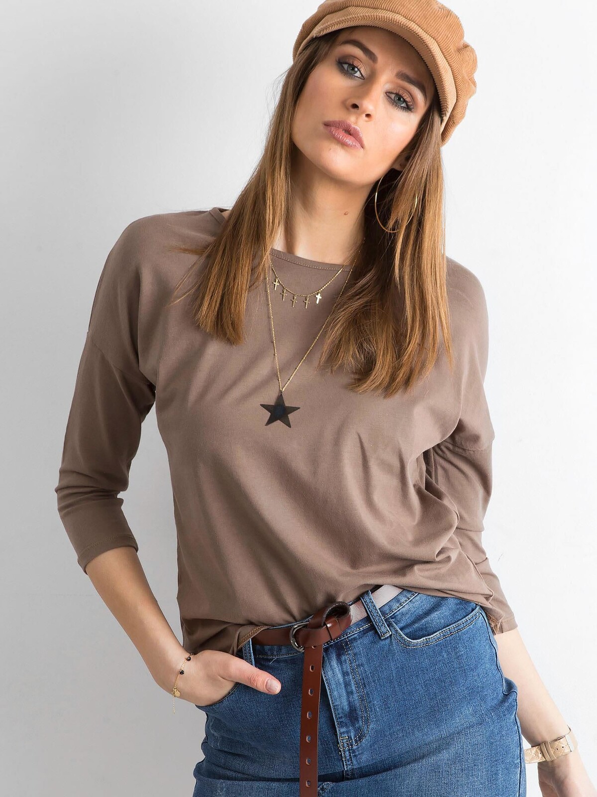 Blouse-RV-BZ-4661.51P-brown