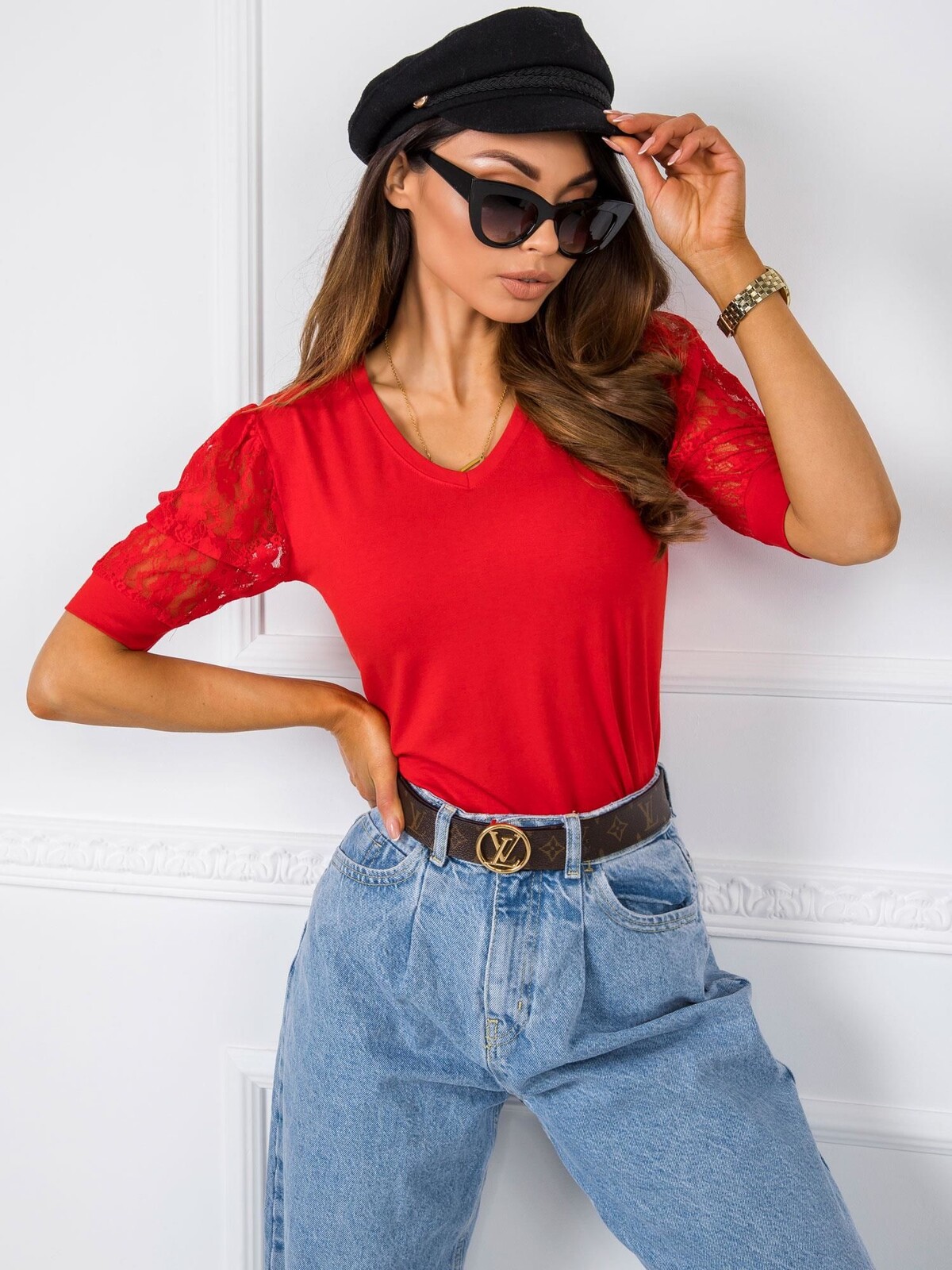 Blouse-TP-BZ-5552.70-red