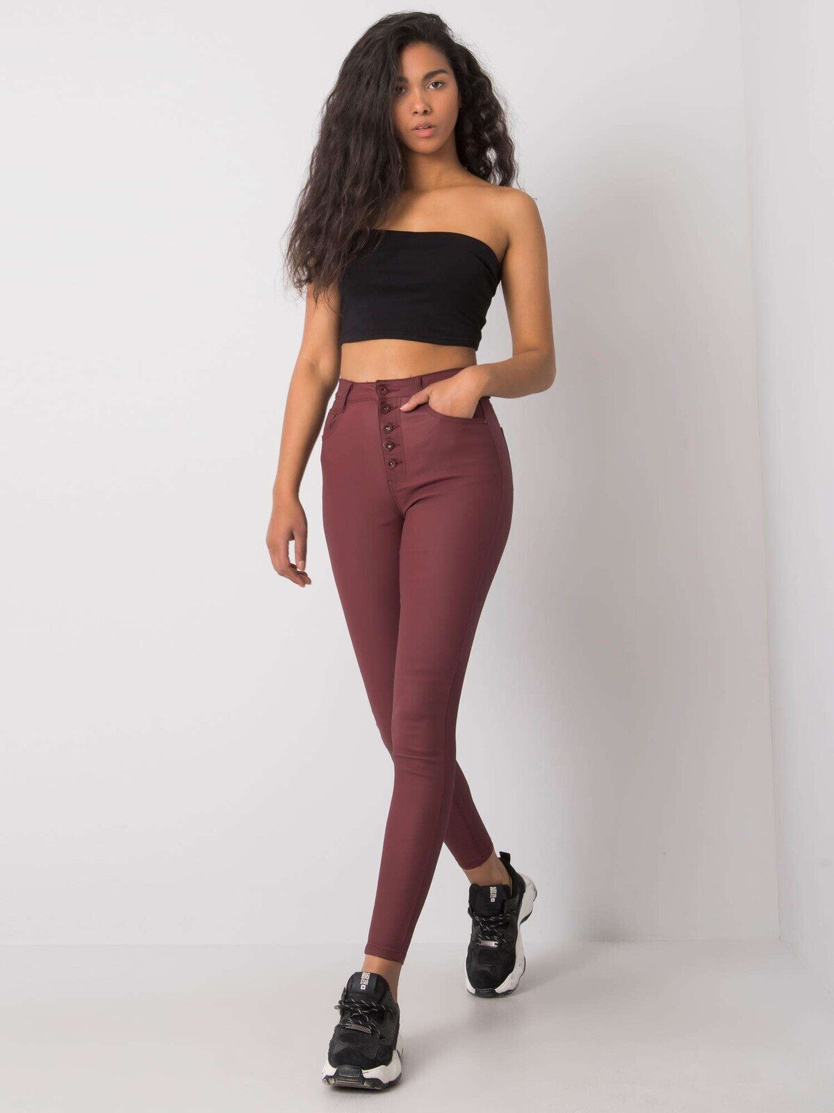 Trousers-EM-SP-F663.50P-burgundy