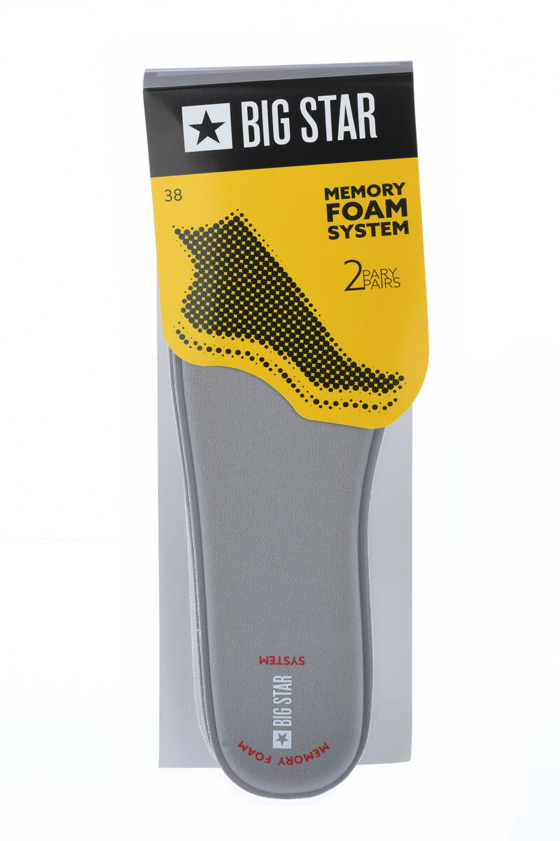 BIG STAR SHOES Vložky Do Obuvi BIG STAR Memory Foam System 2 Páry