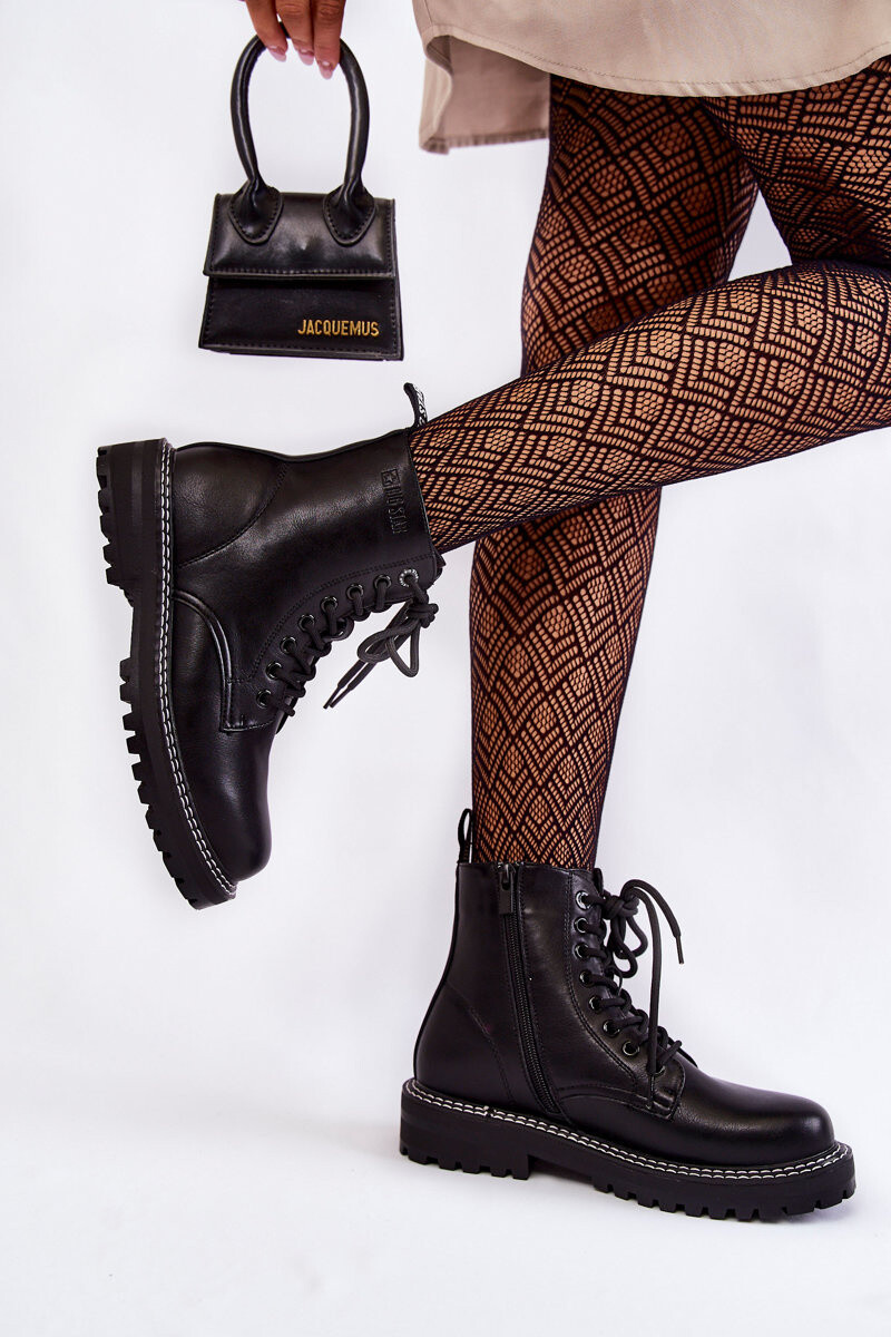 BIG STAR SHOES Dámské kozačky na platformě Big Star