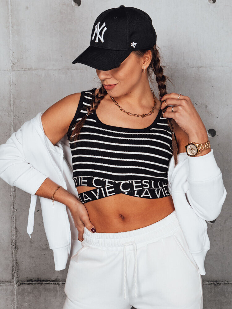 Dámský top LA VIE CEST Barva černá DSTREET