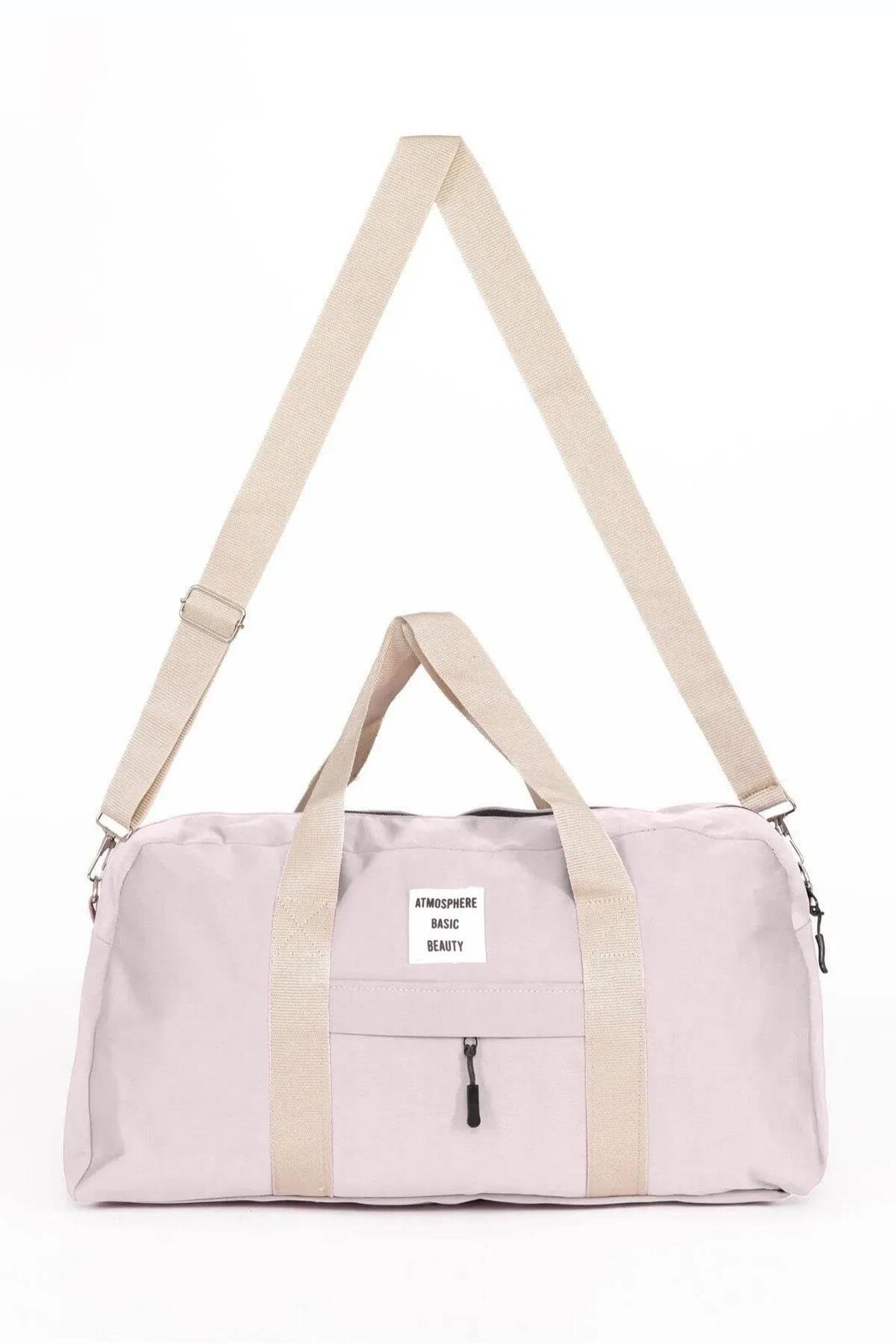 59458 Dewberry Unisex Front Pocket Long Strap Sports Bag-POWDER