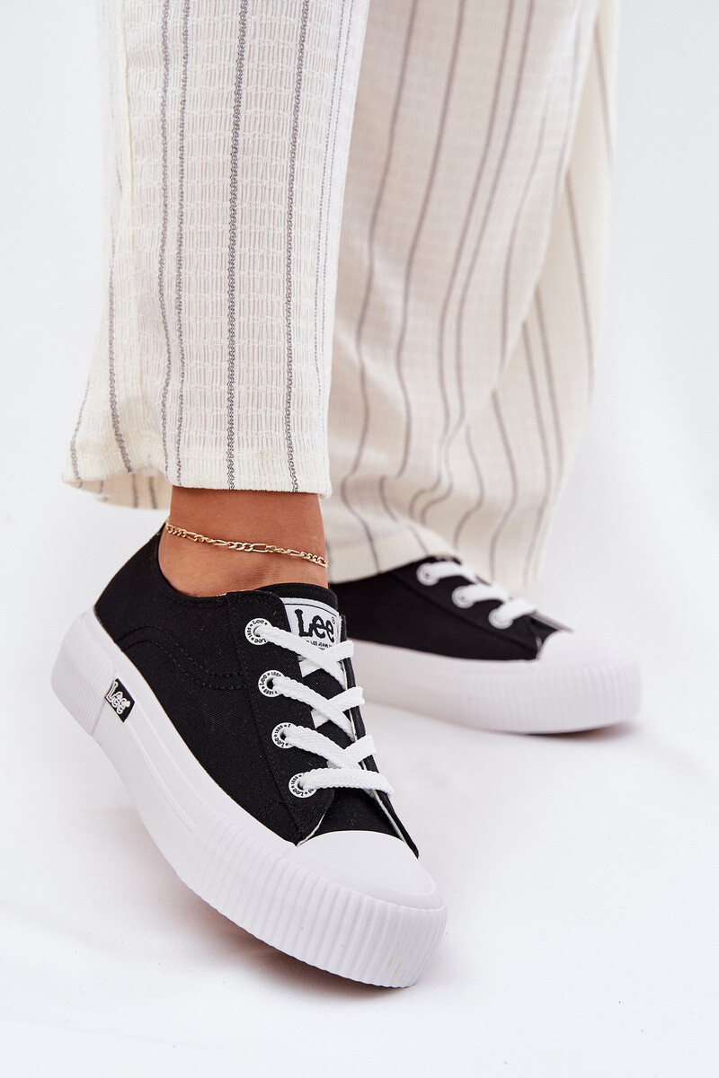 Dámské Tenisky Na Platformě Černé LEE ISLA C WOMEN LOW