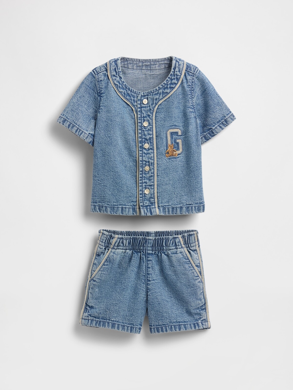 GAP Baby džínový set Baseball Americana - Kluci