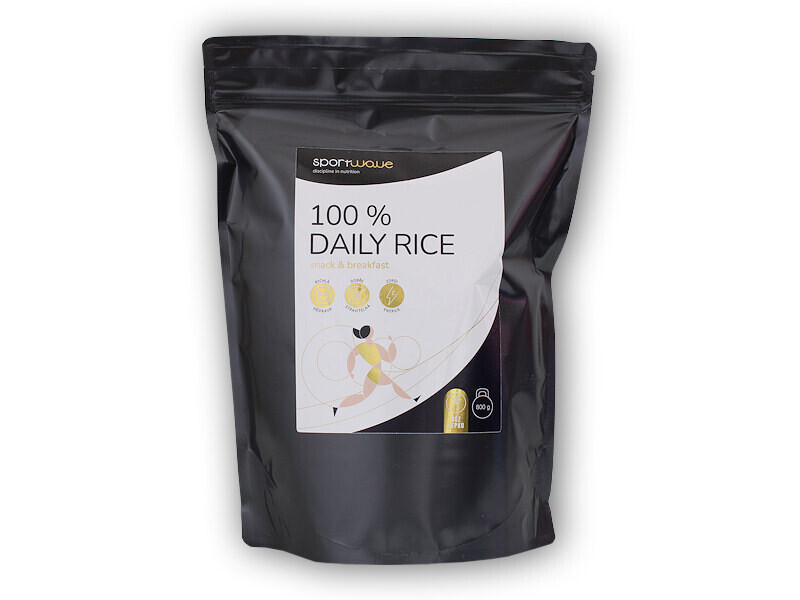 Sportwave 100% daily rice 800g rýžová kaše