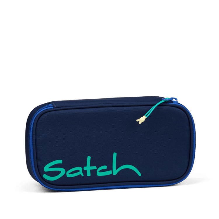 Penál Ergobag Satch – Crossed Blue 2025