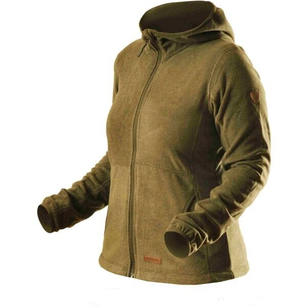 TRIMM NEONA Dámská fleecová mikina, khaki, velikost