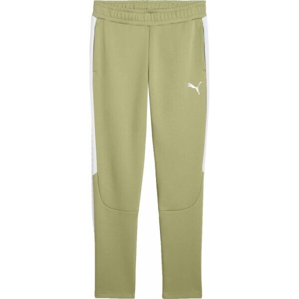Puma TEAMEVOSTRIPE PANTS Pánské tepláky, khaki, velikost