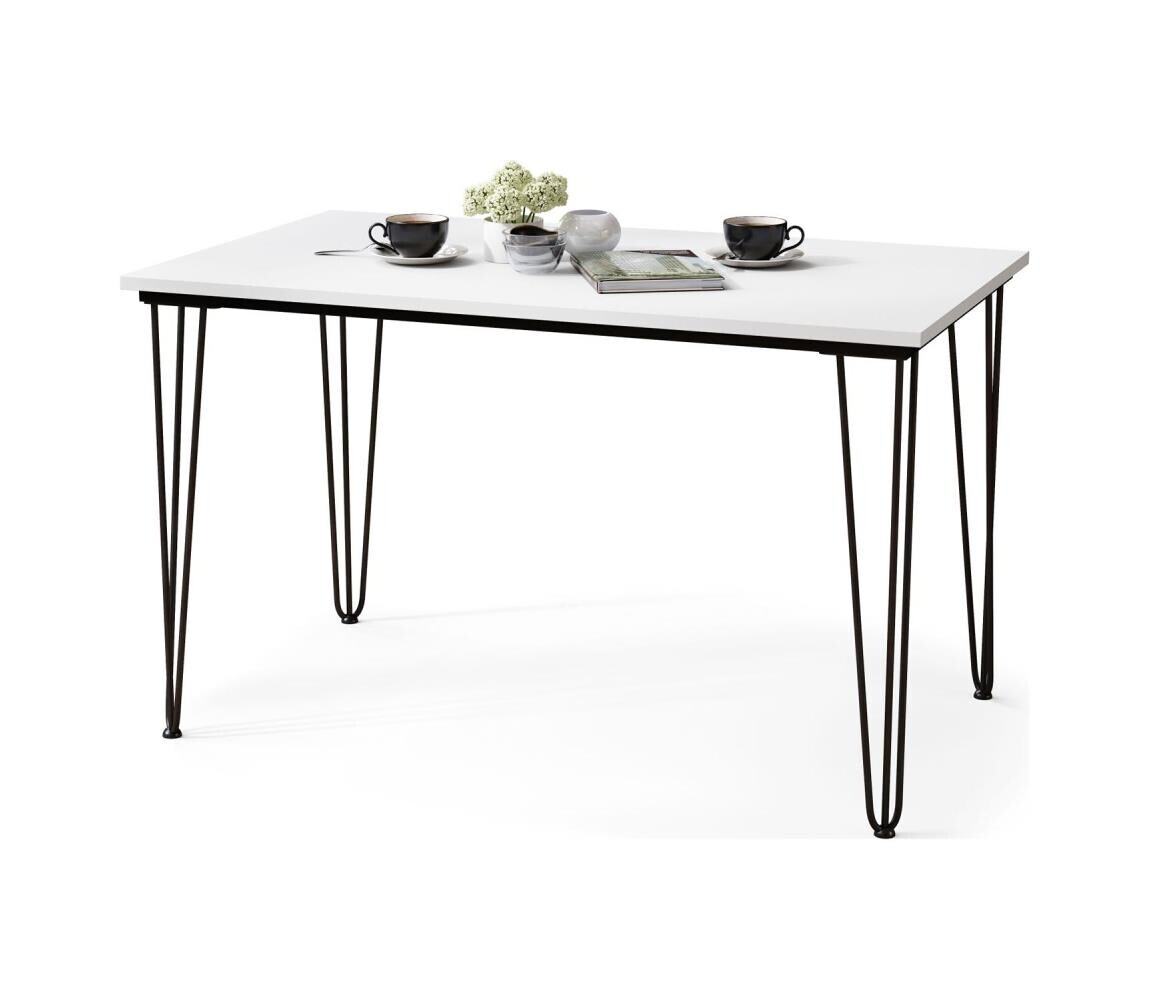 Mazzoni Jídelní stůl HALIJA bílá