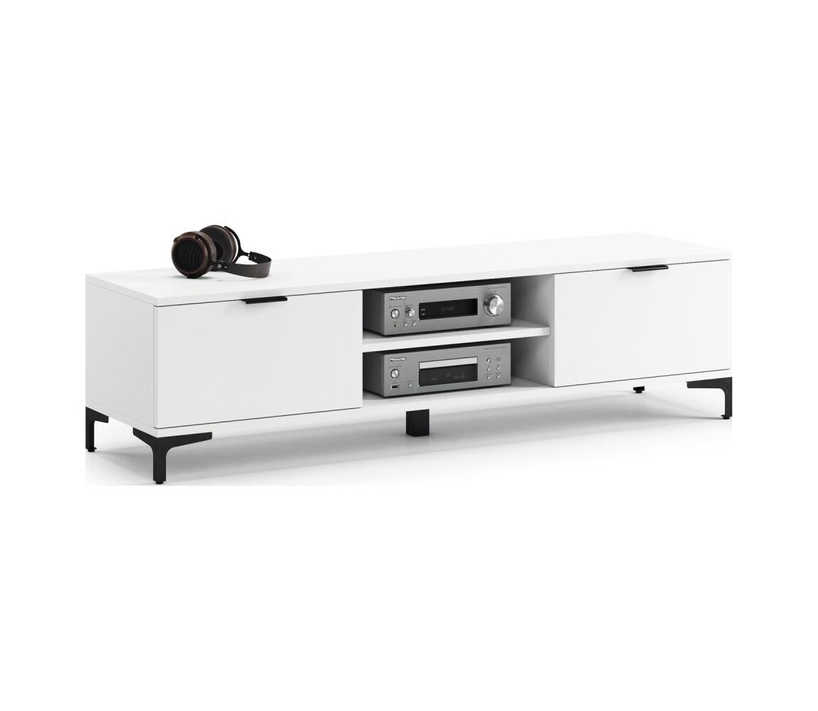 Mazzoni Televizní stolek LORA bílá