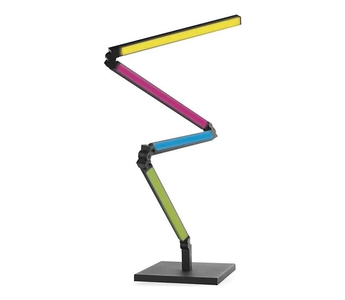 LED RGBIC Stmívatelná stojací lampa GoSmart LED/20W/230V 2700K Wi-Fi Tuya