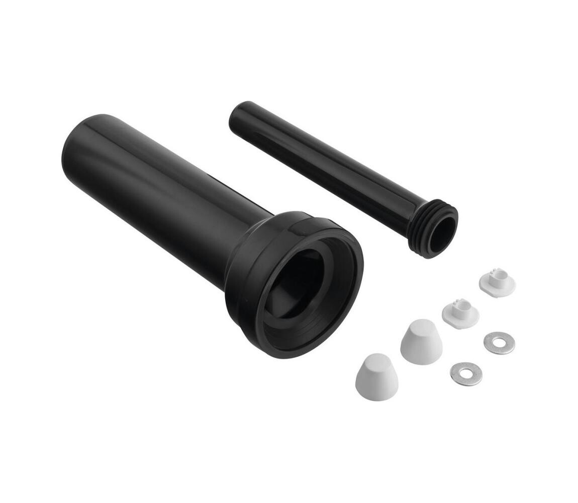 Bruckner Bruckner - Připojovací set pro závěsné WC 35 cm černá