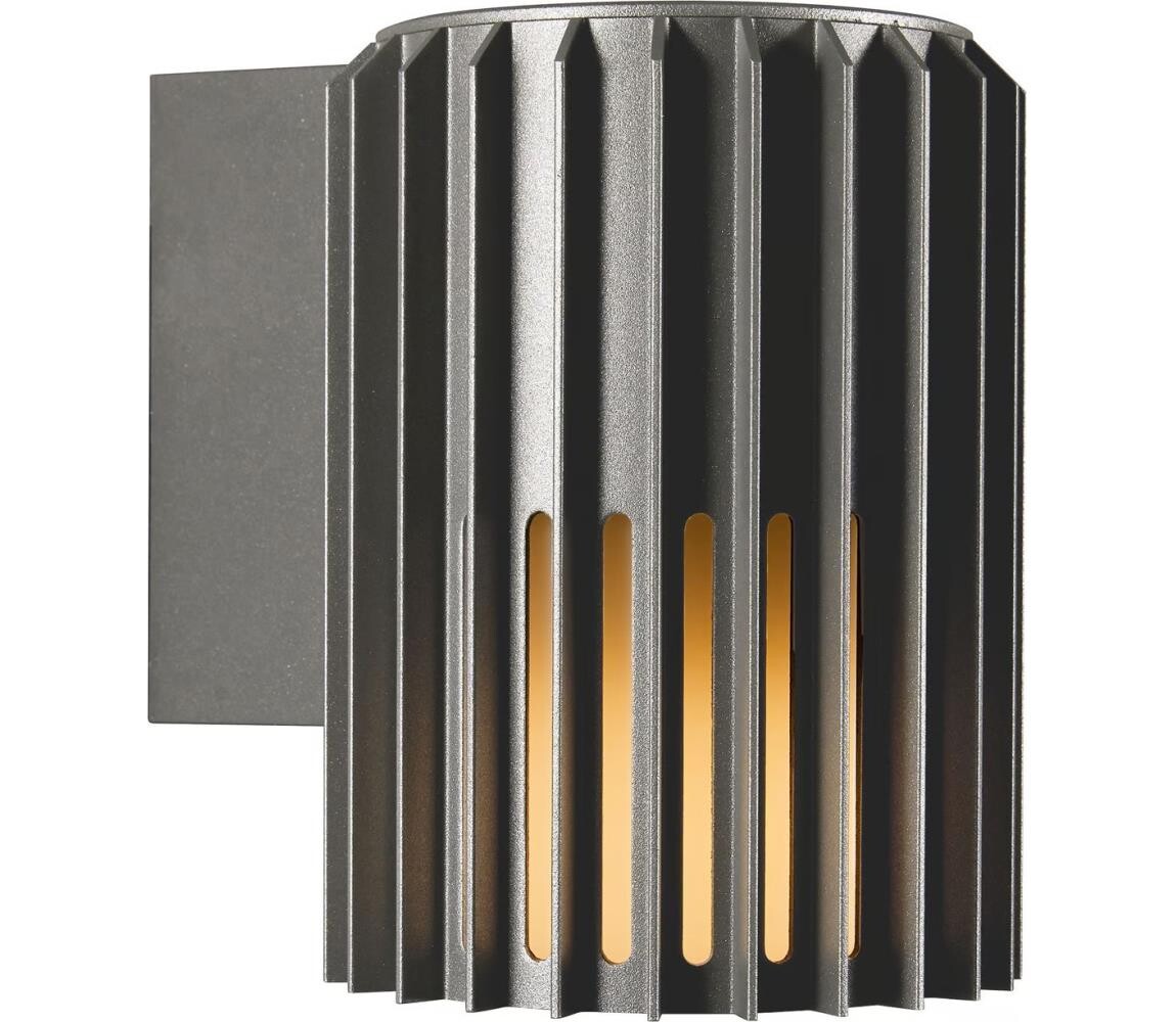 Nordlux Nordlux - Venkovní nástěnné svítidlo ALUDRA 1xE27/15W/230V antracit