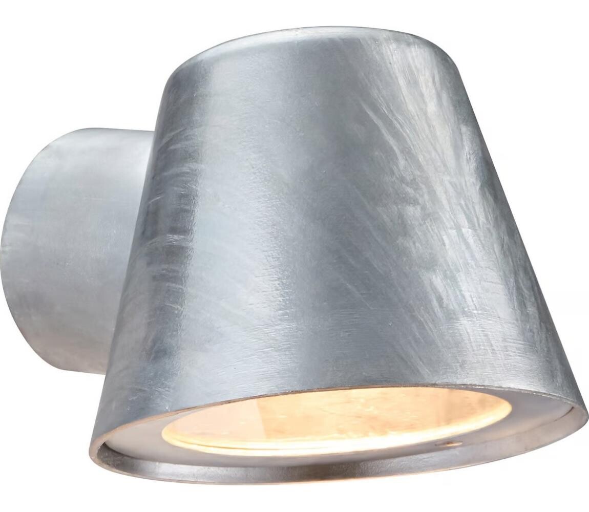 Nordlux Nordlux - Venkovní nástěnné svítidlo ALERIA 1xGU10/35W/230V IP44 stříbrná
