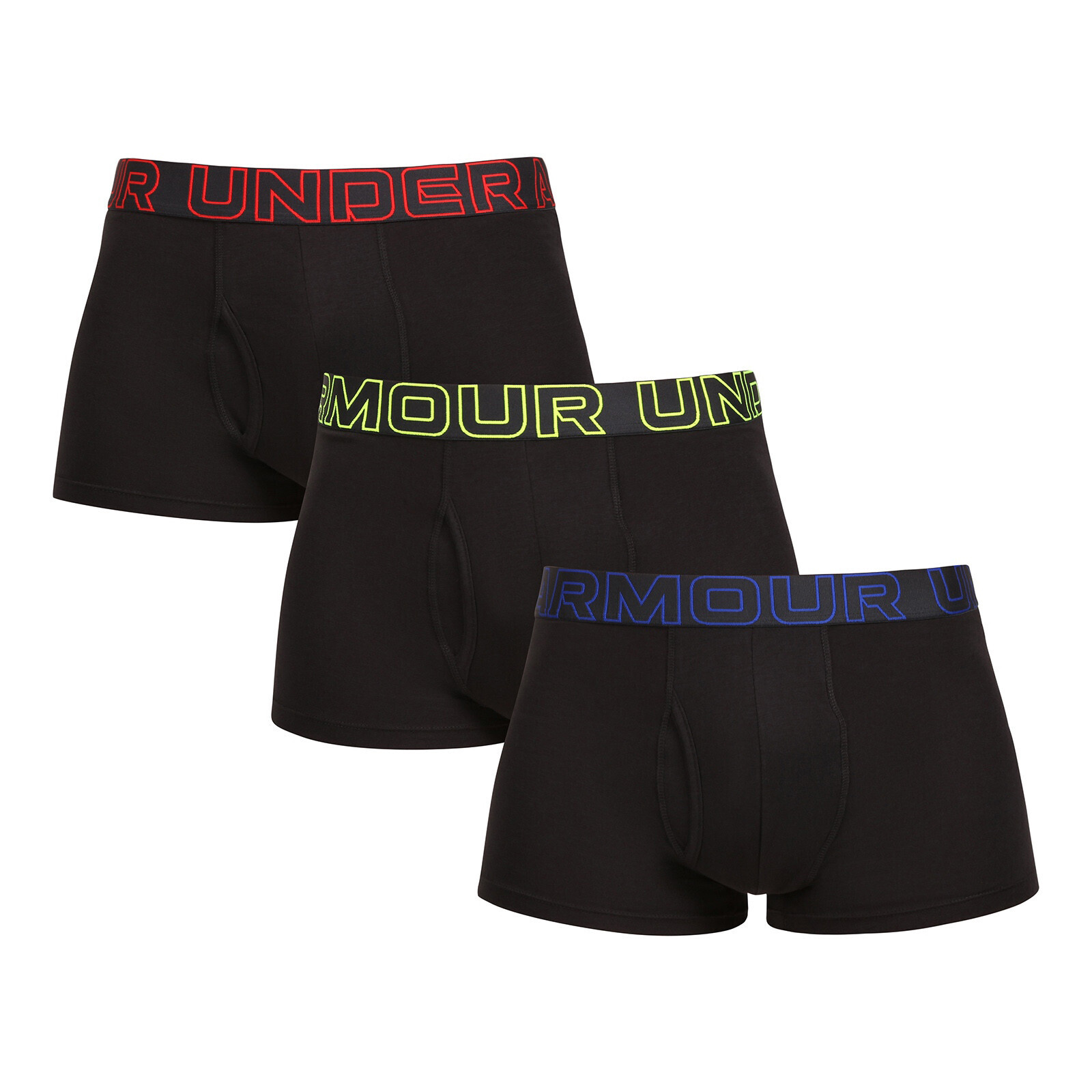 3PACK pánské boxerky Under Armour černé (1383891 004) XL, trenky / trenýrky