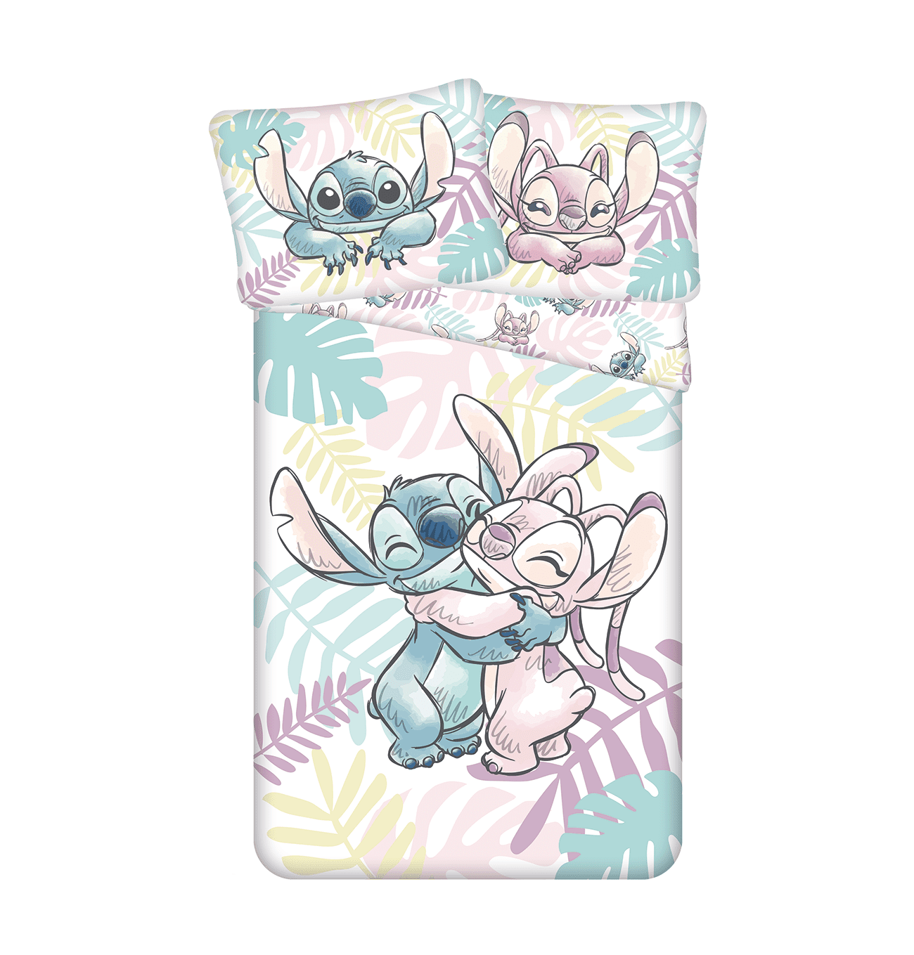 Jerry Fabrics Bavlněné povlečení 140x200 + 70x90 cm - Lilo and Stitch 