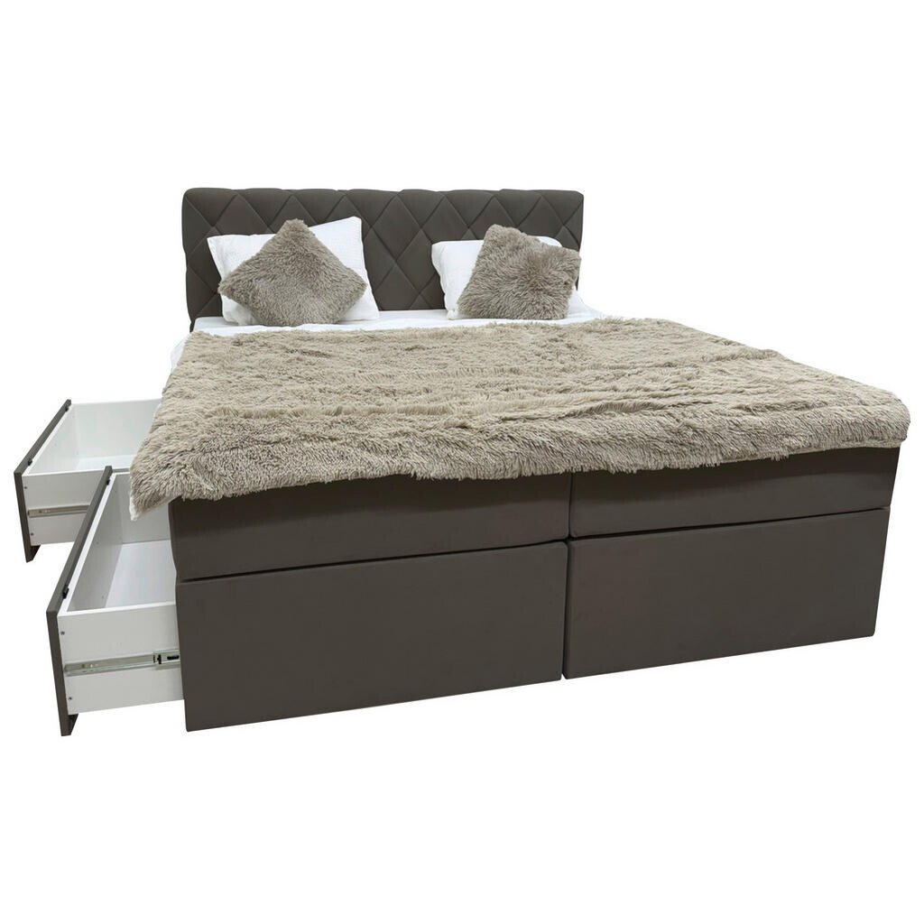 Livetastic AMERICKÁ POSTEL, 160/200 cm, barvy grafitu