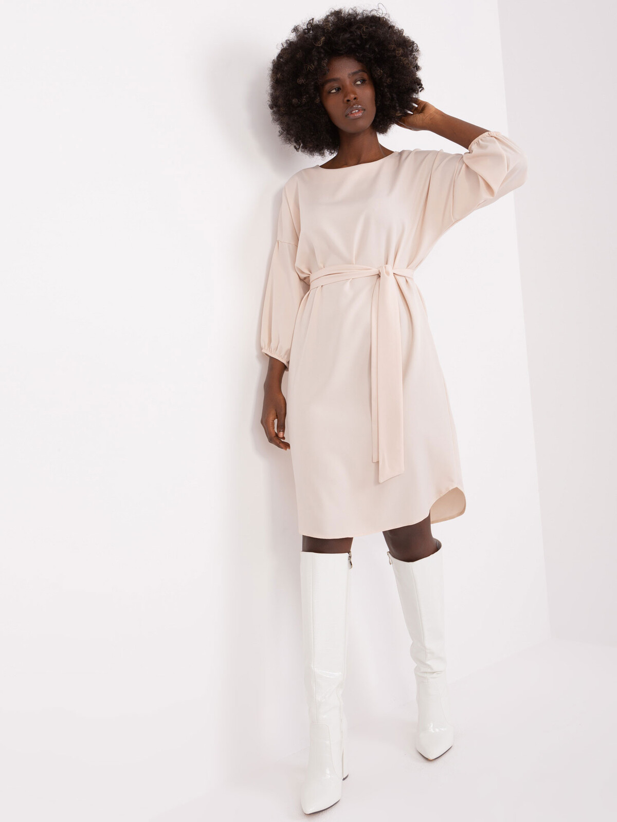 Dress-WN-SK-669.92P-light beige