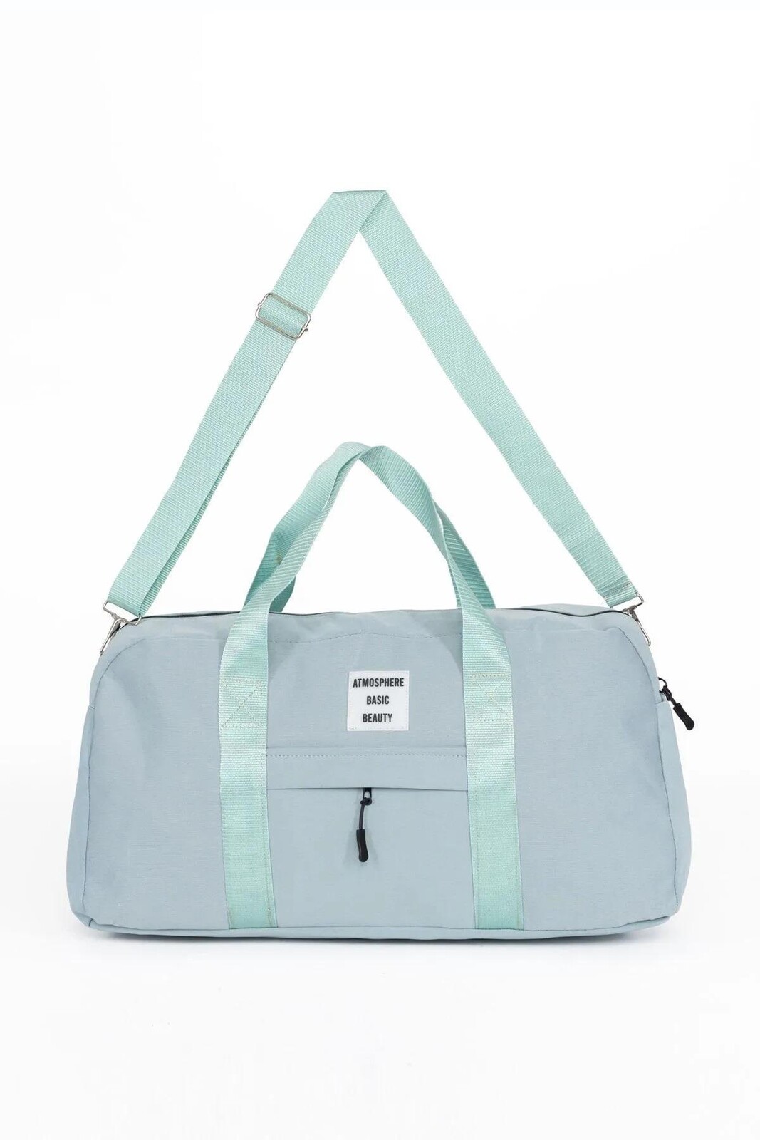 59458 Dewberry Unisex Front Pocket Long Strap Sports Bag-MINT