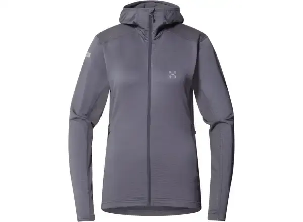 Haglöfs L.I.M Mid Multi Hood dámská mikina s kapucí tmavě šedá vel. M