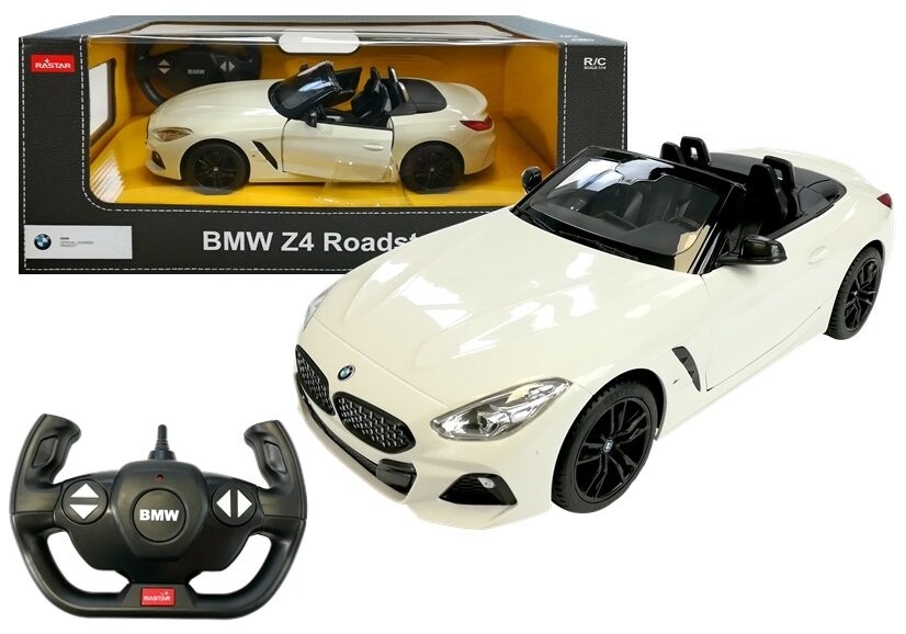 Mamido RASTAR Auto na dálkové ovládání RC BMW Z4 Roadster Rastar 1:14 bílé