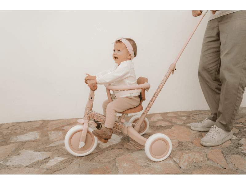 LITTLE DUTCH tříkolka 4V1 PINK