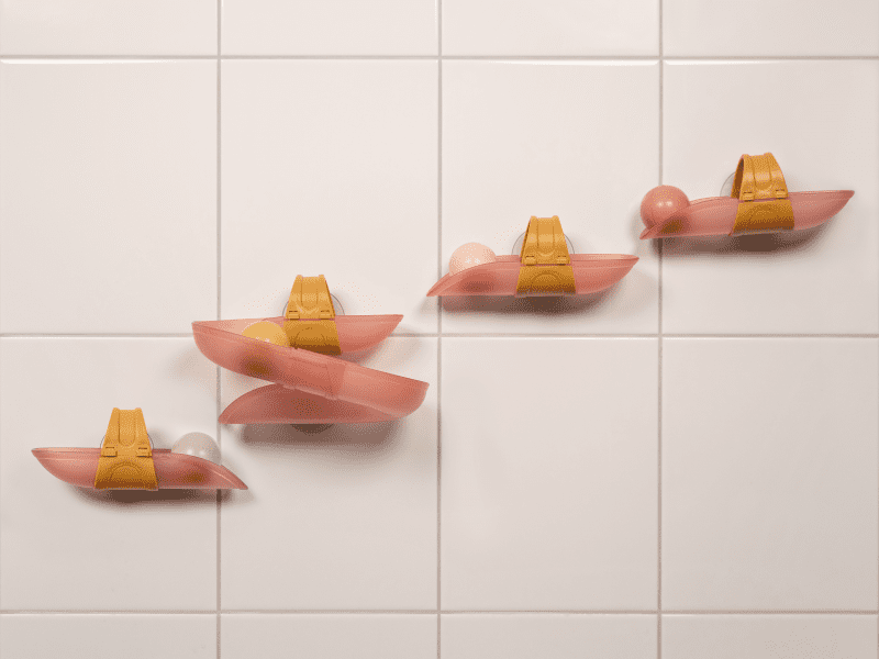 LITTLE DUTCH kuličková dráha do vany PINK