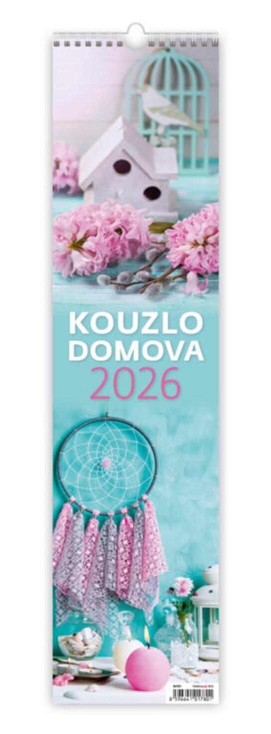 Kouzlo domova 2026 vázanka - nástěnný kalendář