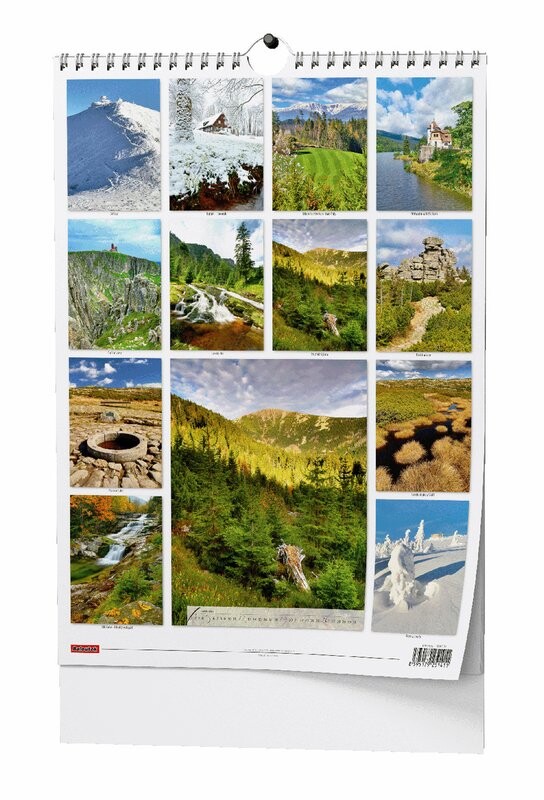 Krkonoše 2026 - nástěnný kalendář