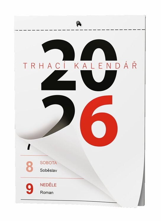 Trhací kalendář 2026 - nástěnný kalendář