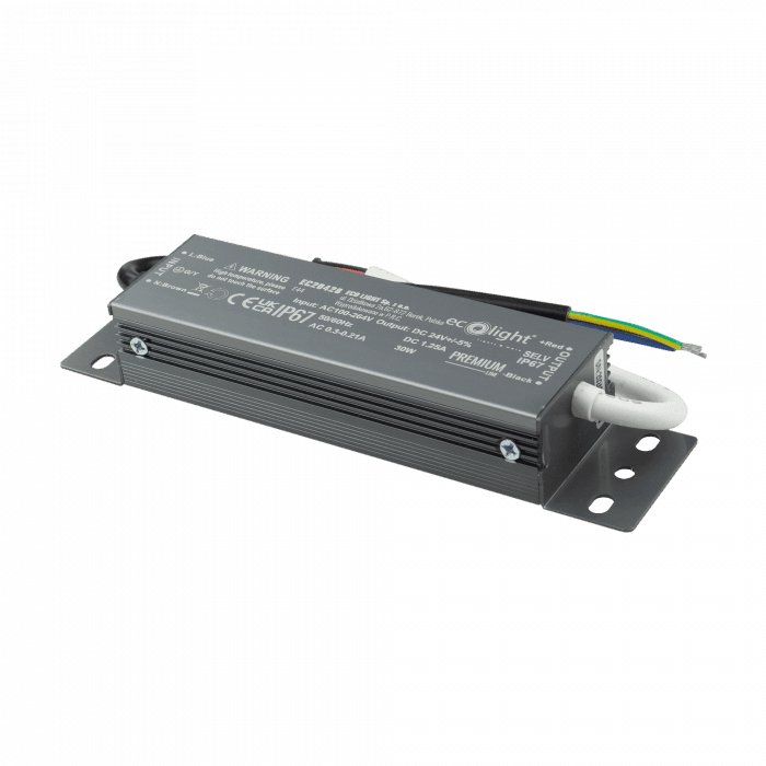 Eco Light Hermetický napájecí zdroj PREMIUM 30W 24V EC20428
