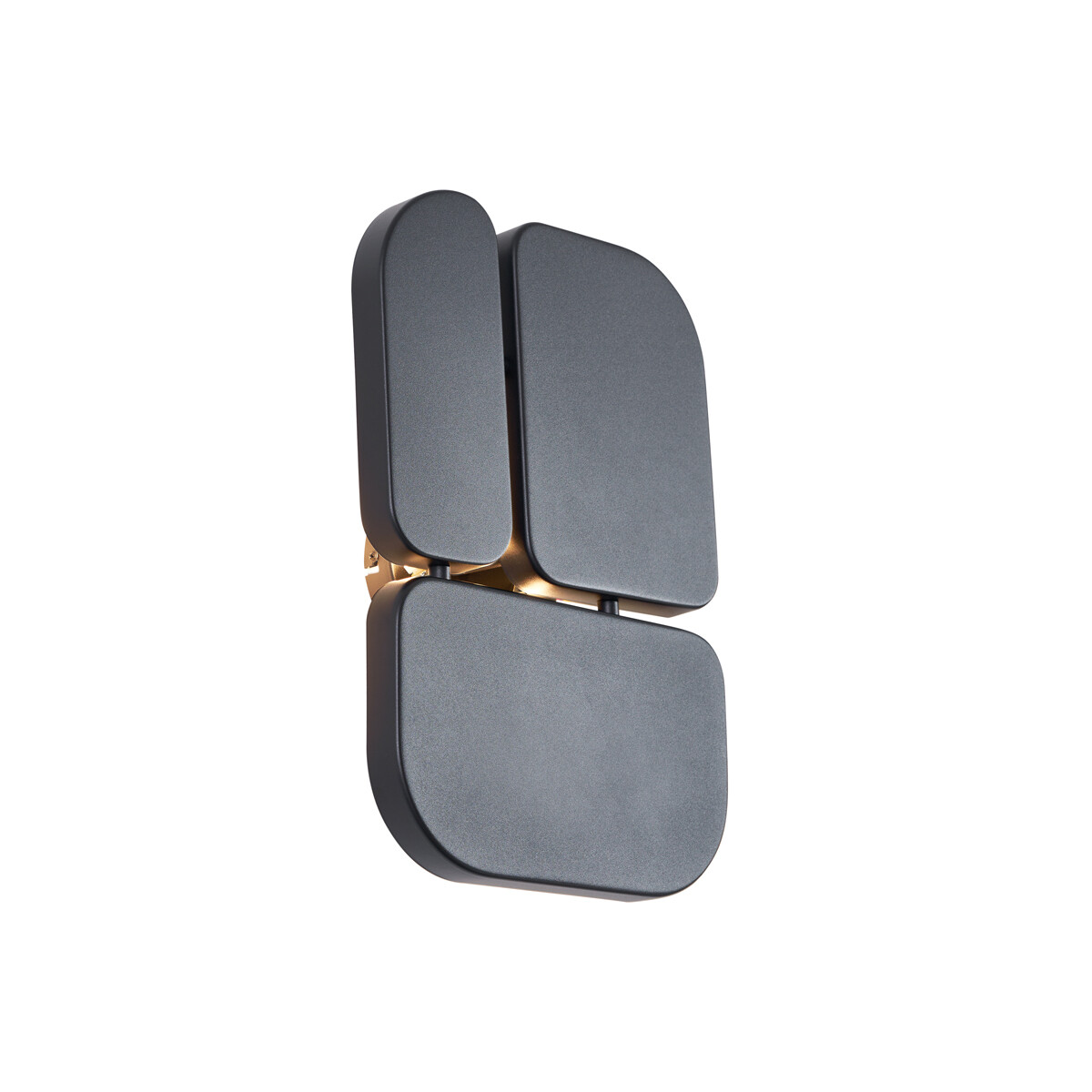 Designová nástěnná lampa černá 3-světla - Planes