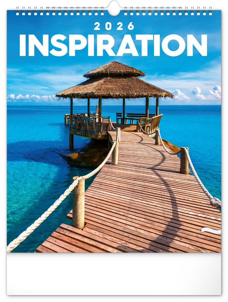 Kalendář 2026 nástěnný: Inspirace 30 x 34 cm