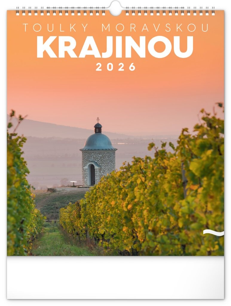 Kalendář 2026 nástěnný: Toulky moravskou krajinou, 30 x 34 cm