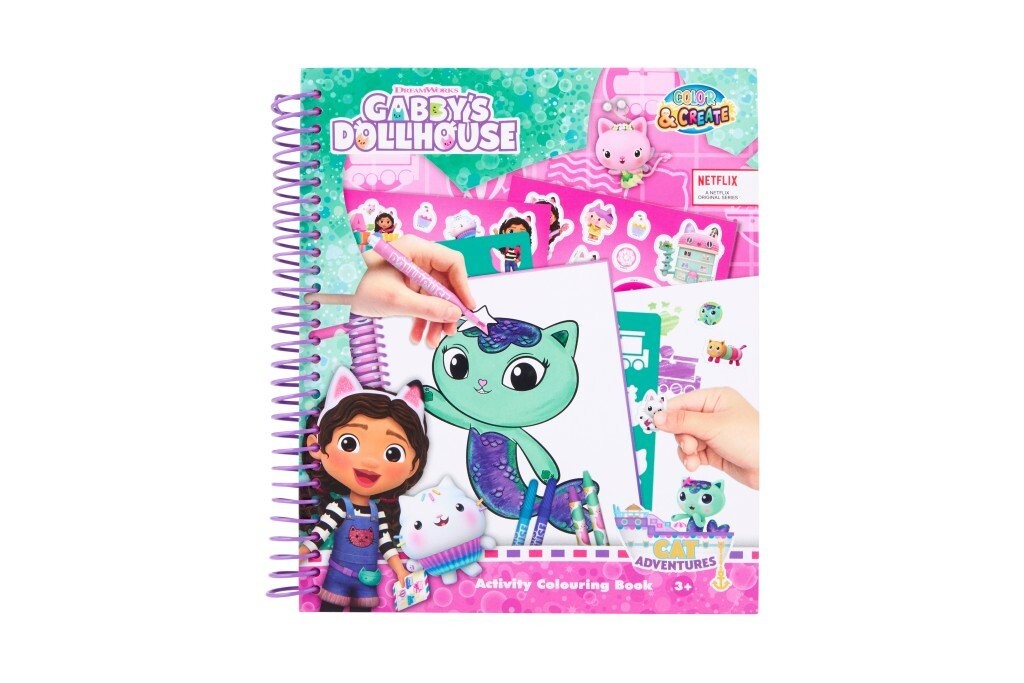 Kniha omalovánek a aktivit Gábinčin kouzelný domeček - Alltoys Canenco