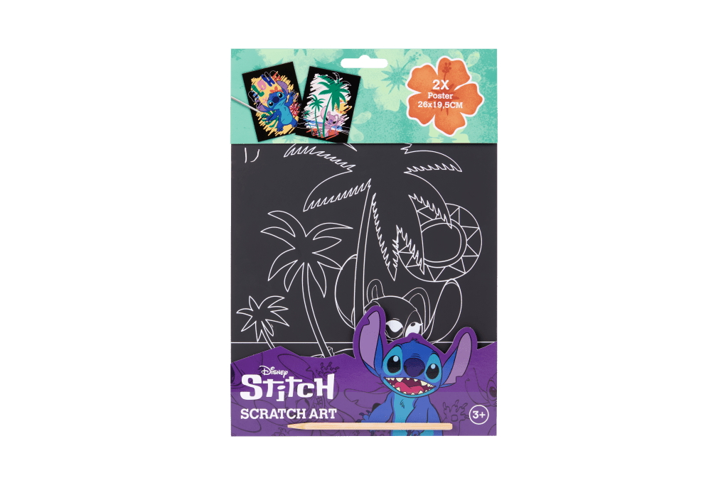 Vyškrabávací obrázky Stitch 2ks - Alltoys Canenco