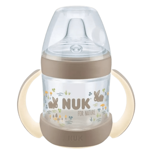 NUK for Nature lahvička na učení s kontrolou teploty 150 ml