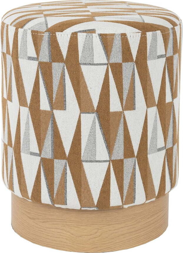 Hnědý taburet Ziggy – White Label