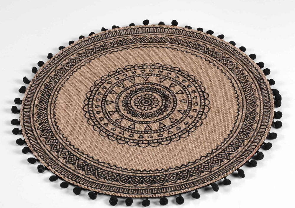 Jutové prostírání ø 38 cm Renata – douceur d'intérieur