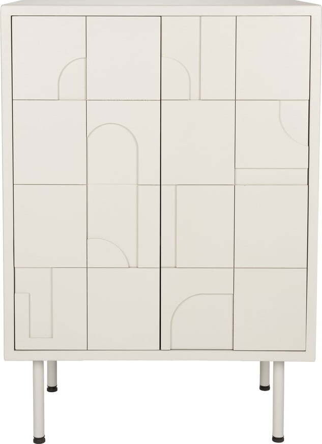 Světle šedá skříňka 70x100x40 cm Funk – White Label