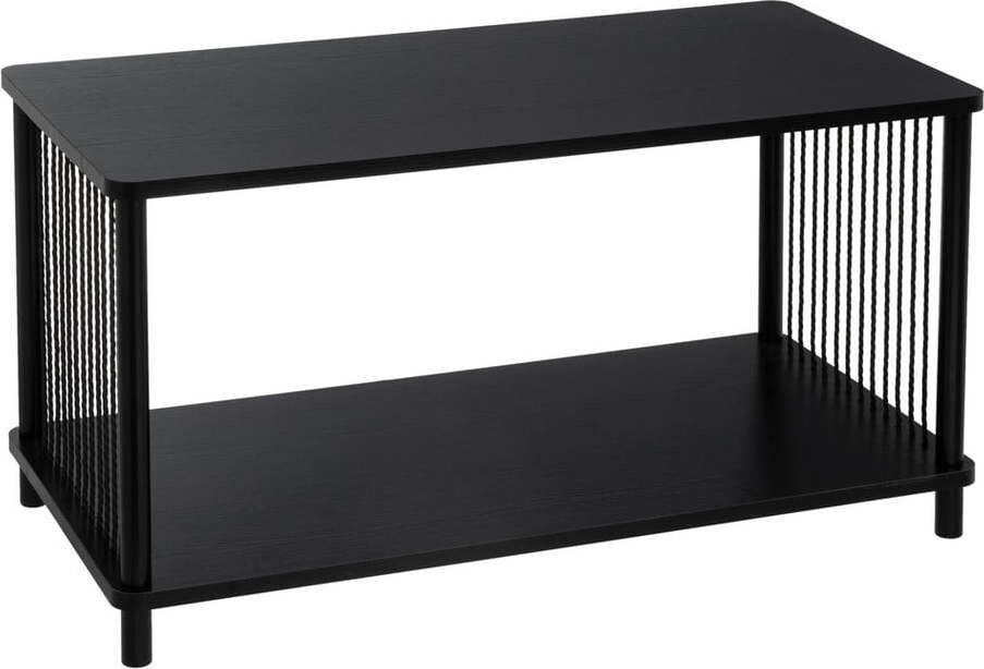 Černý konferenční stolek 40x80 cm Manila – Casa Selección